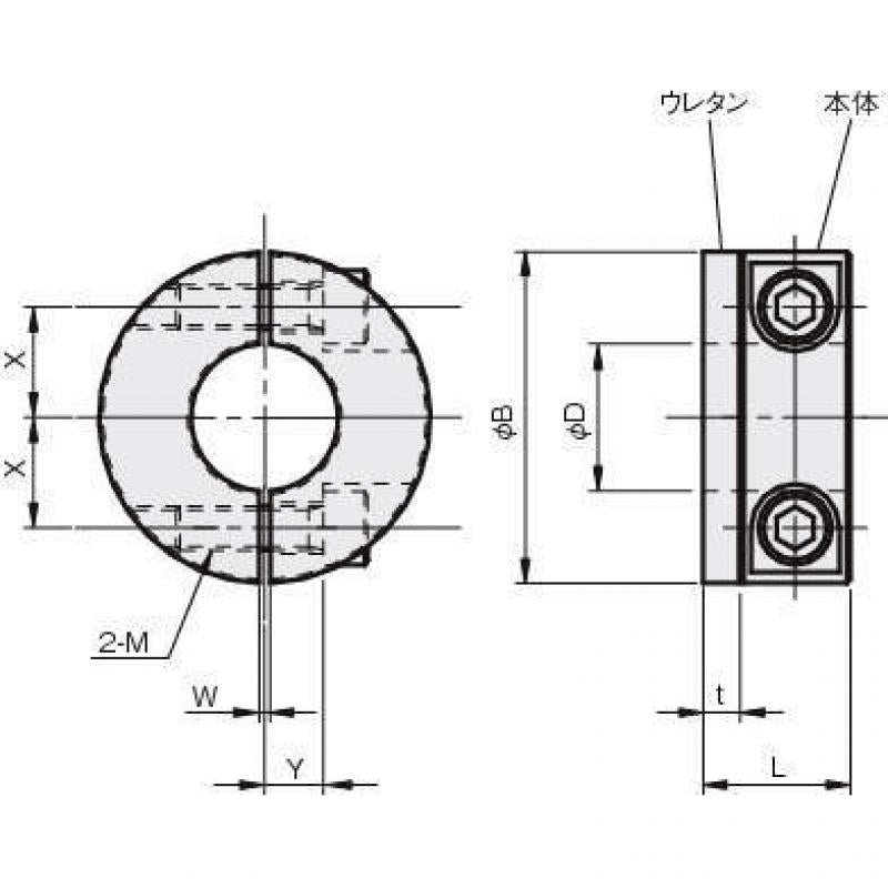 附檔板型 分離環