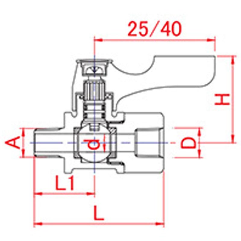 ACEBALL 直型（黃銅製） BM 錐度外、內螺紋型