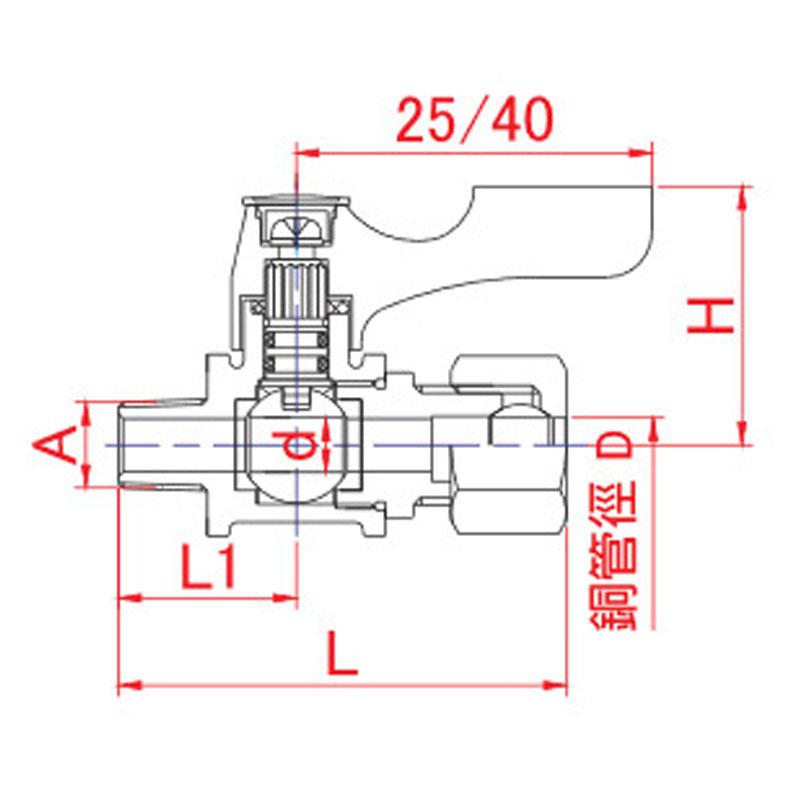 ACEBALL 直型（黃銅製） BR 銅管用環型