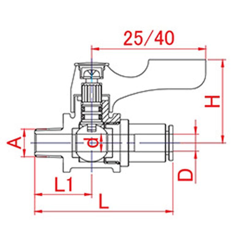 ACEBALL 直型（黃銅製） BC 快速接頭連接型
