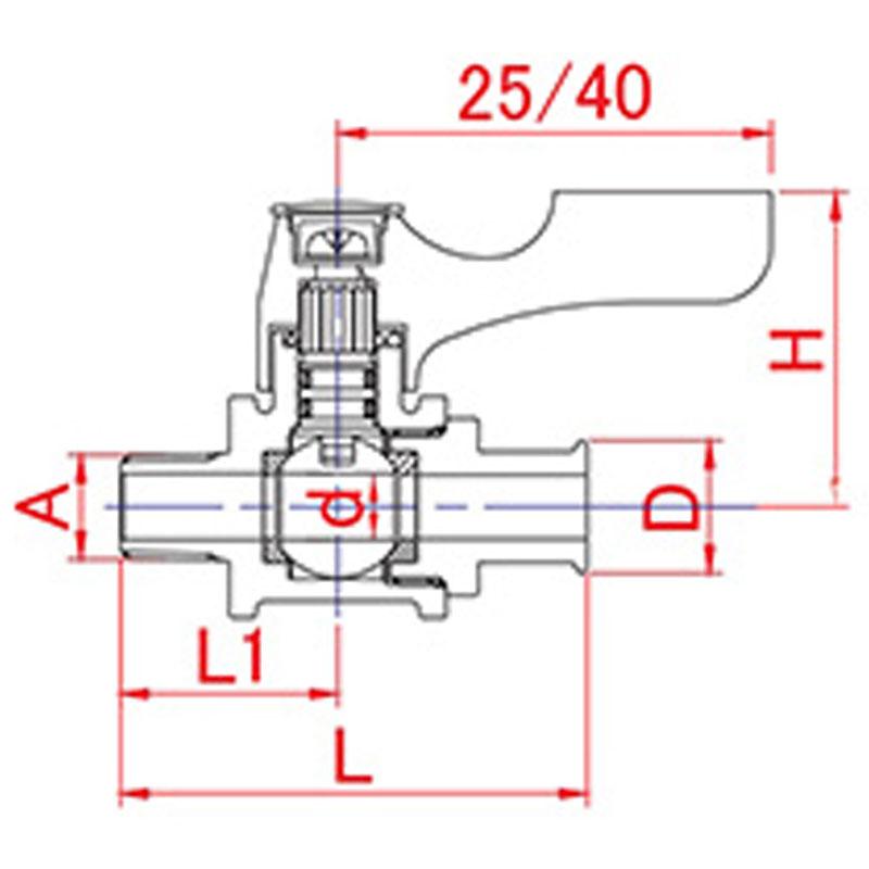 ACEBALL 直型（黃銅製） BD 柱塞型