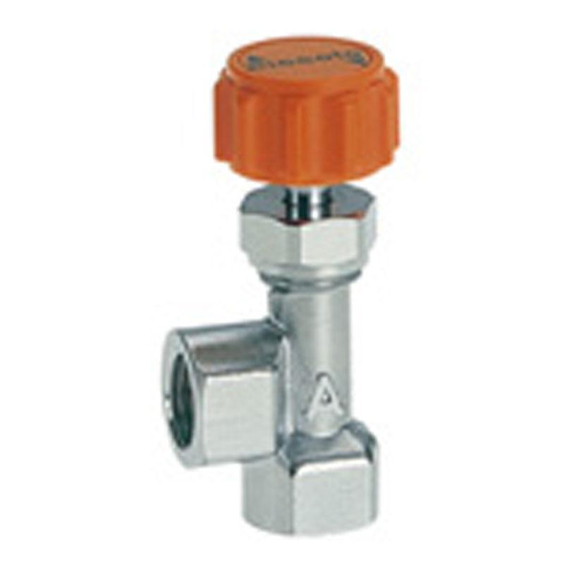 Ciccolo 黃銅製（鍍鉻加工） 彎角型 CW 雙頭內牙型