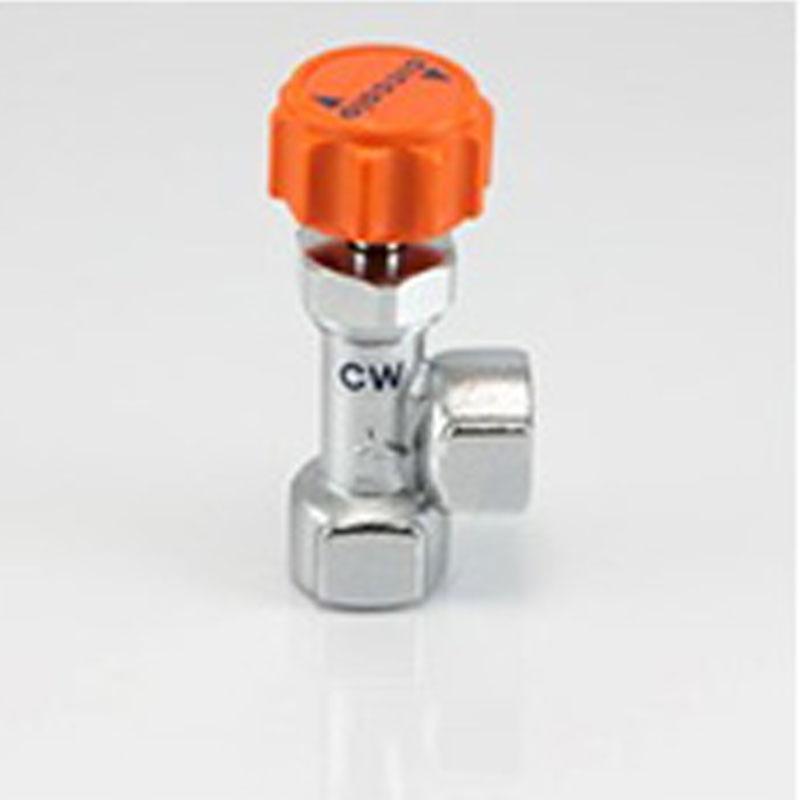 Ciccolo 黃銅製（鍍鉻加工） 彎角型 CW 雙頭內牙型