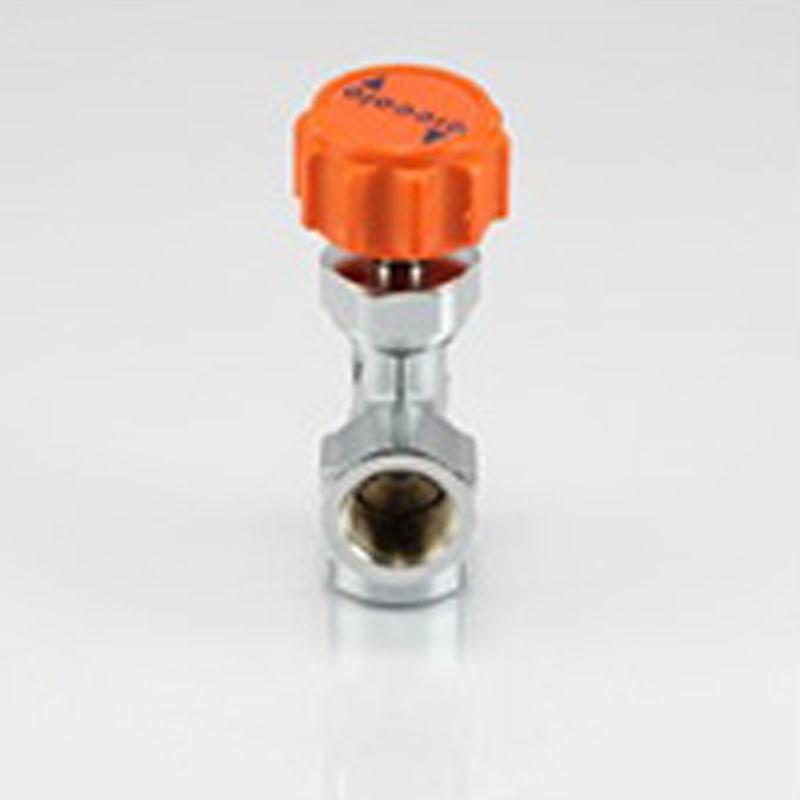 Ciccolo 黃銅製（鍍鉻加工） 彎角型 CW 雙頭內牙型