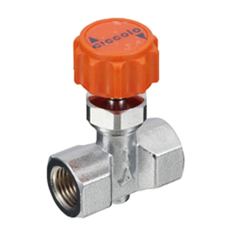 Ciccolo 黃銅製（鍍鉻加工） 直型 CW 雙頭內牙型