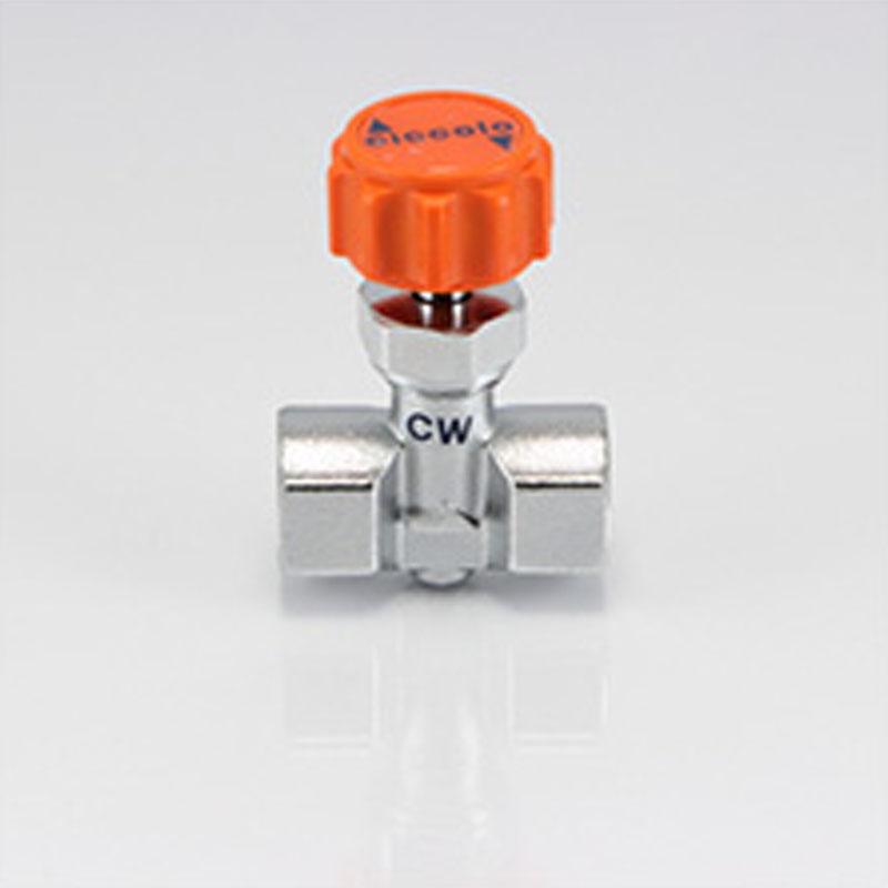 Ciccolo 黃銅製（鍍鉻加工） 直型 CW 雙頭內牙型