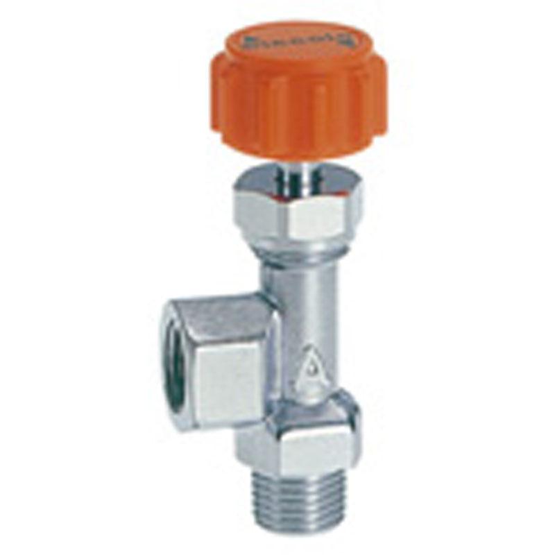 Ciccolo 黃銅製（鍍鉻加工） 彎角型 CM 外．內牙型