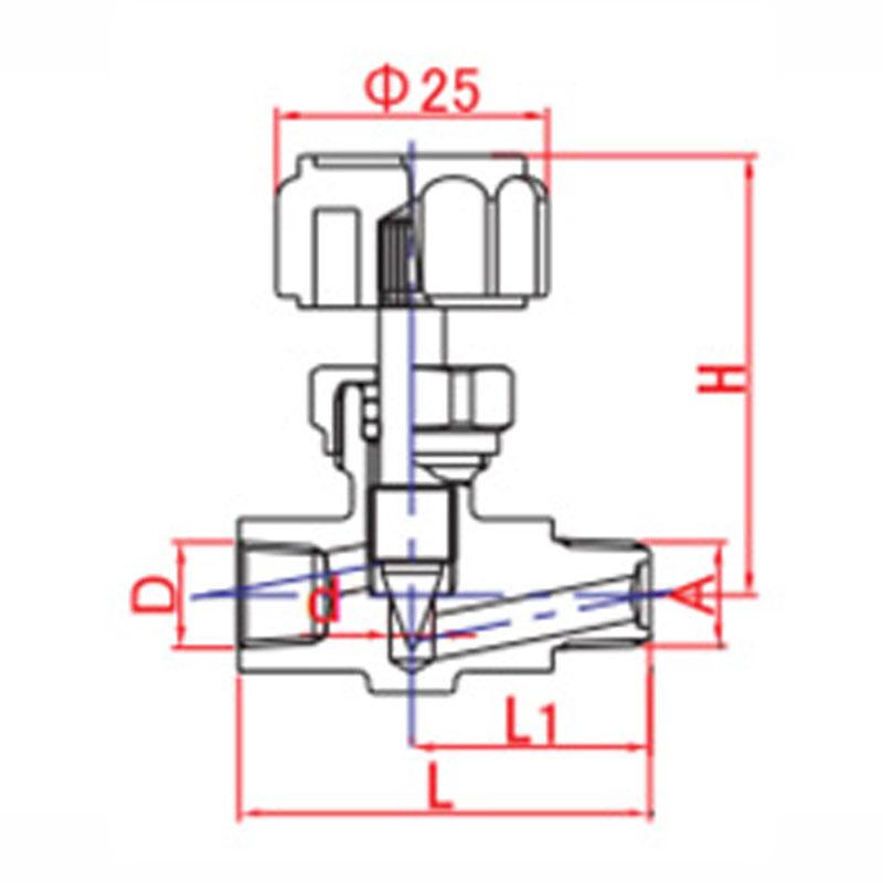 Ciccolo 黃銅製（鍍鉻加工） 直型 CM 外．內牙型