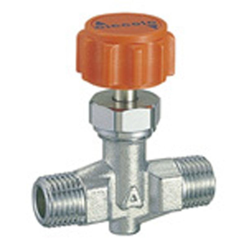 Ciccolo 黃銅製（鍍鉻加工） 直型 CS 雙頭外牙型