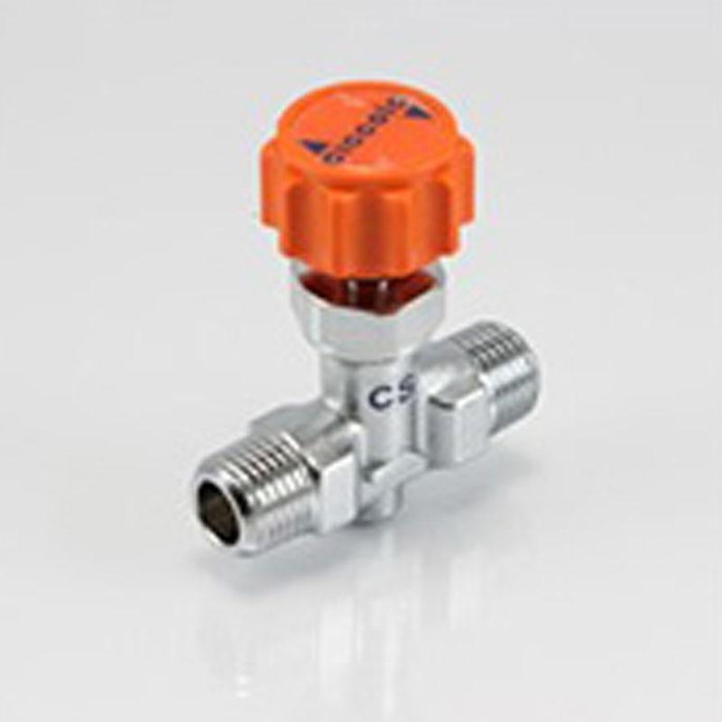 Ciccolo 黃銅製（鍍鉻加工） 直型 CS 雙頭外牙型