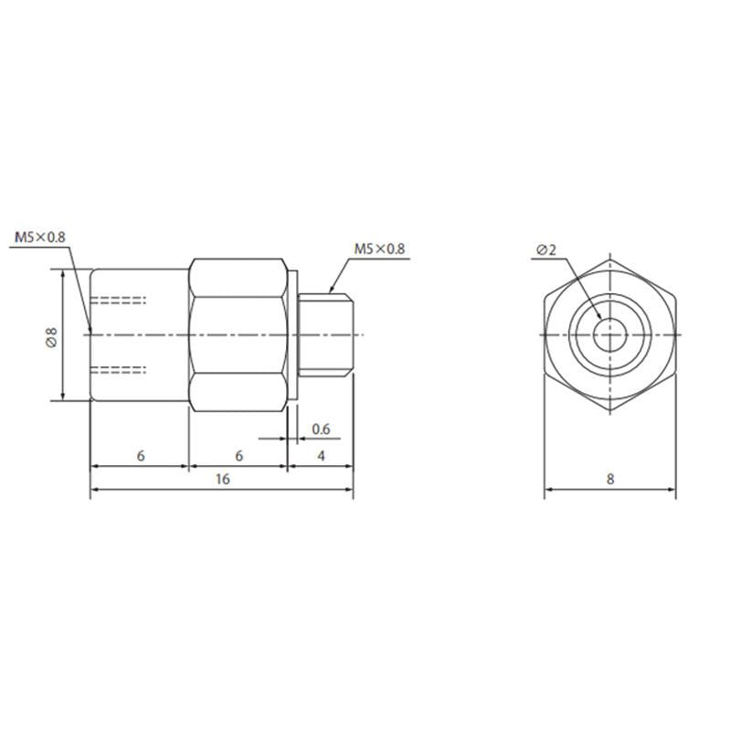 超小型真空用管路過濾器 VFL-M5
