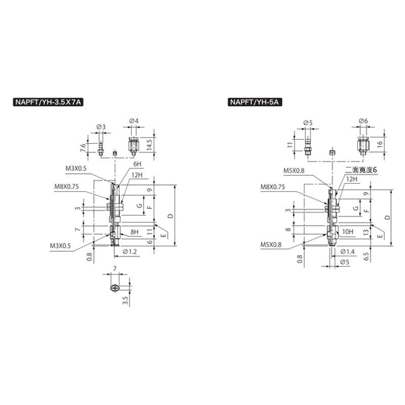 附緩衝式止迴零件吸盤 NAPFTH/YH