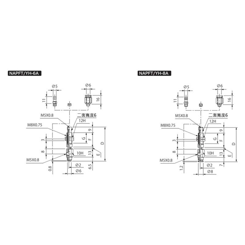 附緩衝式止迴零件吸盤 NAPFTH/YH