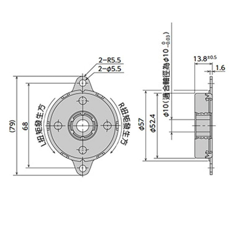 碟式阻尼器 FDT-57A/FDN-57A系列