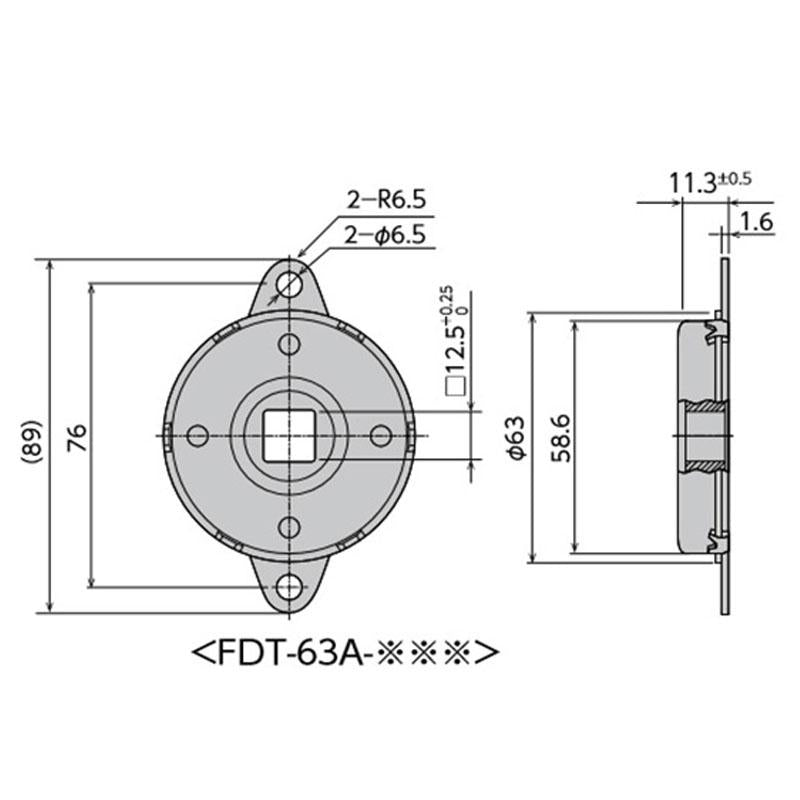 碟式阻尼器 FDT-63A/FDN-63A系列