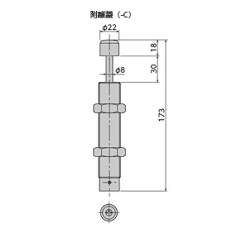 外徑為M25的調整式緩衝器 FA/FWM系列